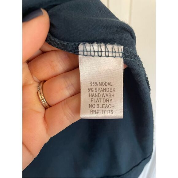 🚨 SALE Fenn Wright mason blue modal cowl neck turtleneck s - Picture 4 of 8